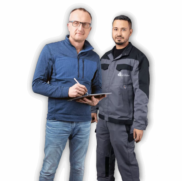 Wärmepumpenteam der Stadtwerke Neumarkt