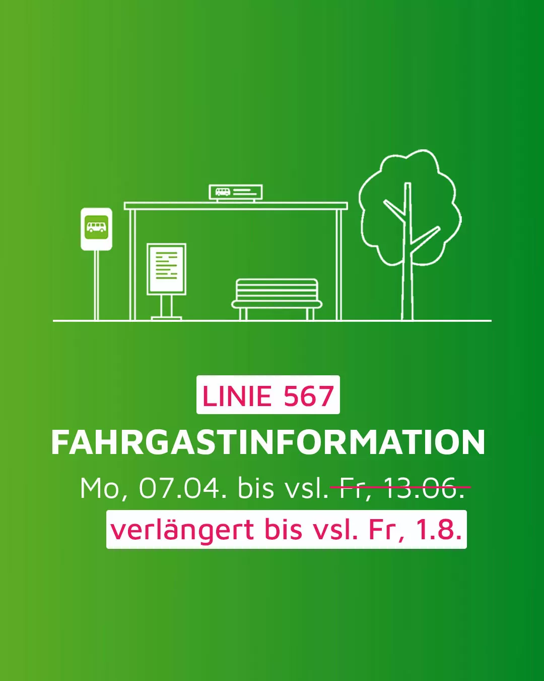Fahrgastinformation Linie 567 - Stadtwerke Neumarkt