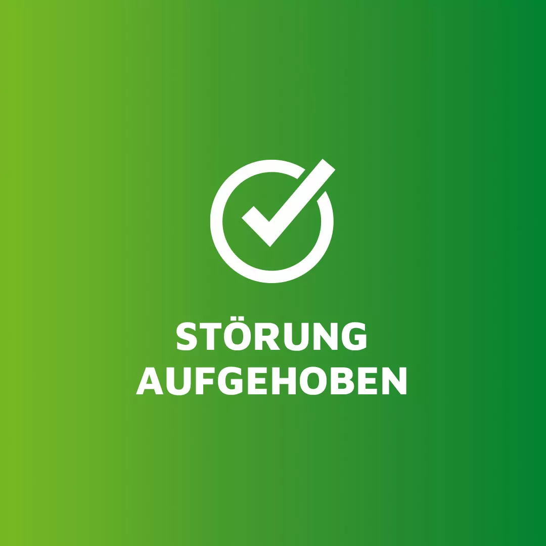 illustratives Bild dafür, dass eine Störung aufgehoben ist