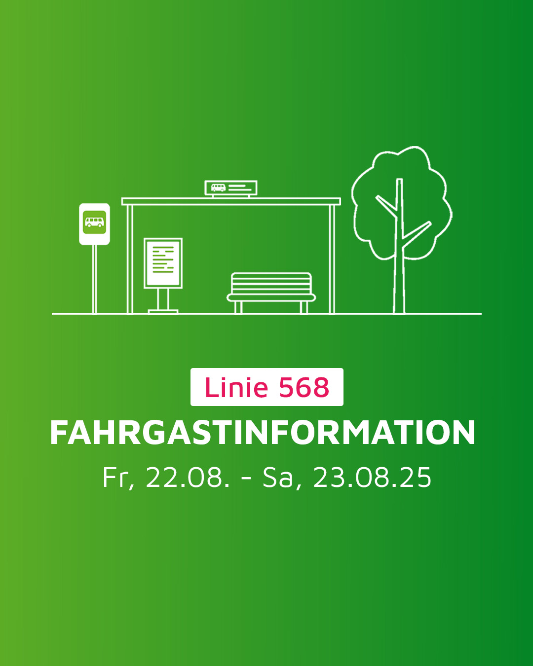 Fahrgastinformation Linie 568 - Stadtwerke Neumarkt