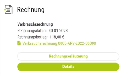 Kundenportal Rechnung