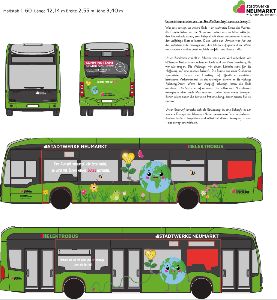 Busdesign von Laura und Claudia Dietz